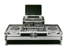 DJ flight case with laptop table