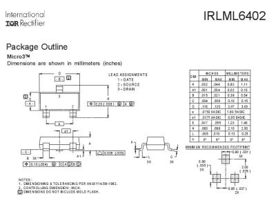 IRLML6402TUER