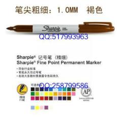 美国三福环保记号笔Sharpie 30007褐色记号笔 无尘笔 净化笔1.0MM
