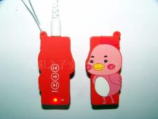 KT1210 生肖鸡 卡通 软胶MP3 提供开模 PVC