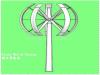 10KW H型垂直軸永磁無刷風力發電機 10KW H type PGM vertical wind turbine VAWT 垂直軸風力發電機