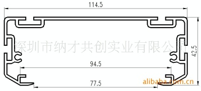 led铝边框尺寸图11543