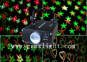 Red+green firework laser light