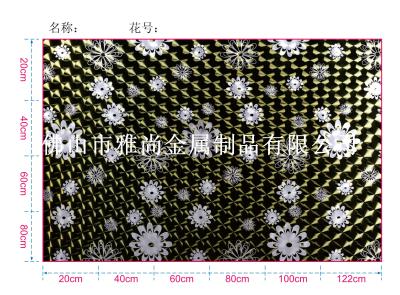 彩色不锈钢钛金镭射板 镭射蚀刻雪花板