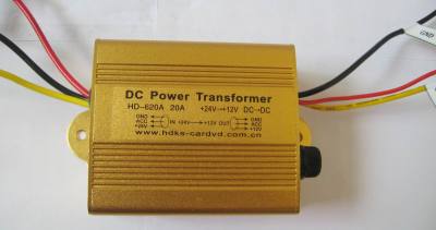 HD-620A 20A /240W 24V转12V 车载电源转换器