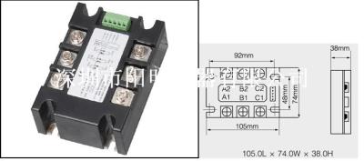 LDS-GU3R3840A 三相智能交流调压器 固态继电器