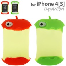 苹果造型 iphone 4S/4手机套 硅胶保护壳 手机壳 外壳 保护套