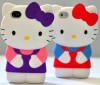 韩国立体Hello Kitty苹果外壳保护套 iphone4 4S手机壳 手机套