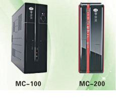 静音防尘节能机箱MC-100 内置电源 散热系统 音响