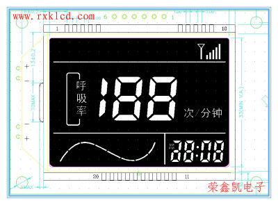 电子血压计 LCD