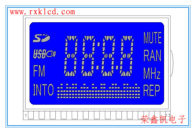 插卡小音响LCD 段码屏