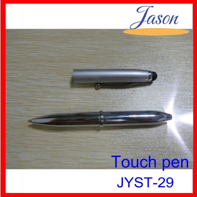LED touch light pen and stylus pen