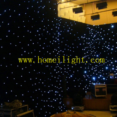 White led star curtain