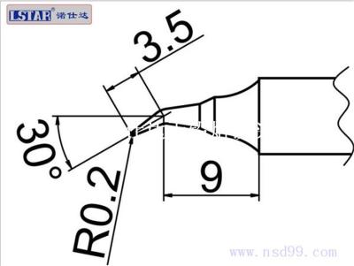 諾仕達(dá)直銷T20-J02烙鐵頭 T20 J02焊咀 T20烙鐵頭