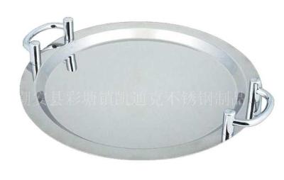 不锈钢圆形镜面盘 stainless steel oval mirror plate ZD-JMP08