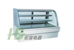 豪華雙弧展示柜