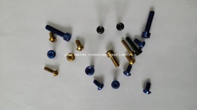 titanium color screws