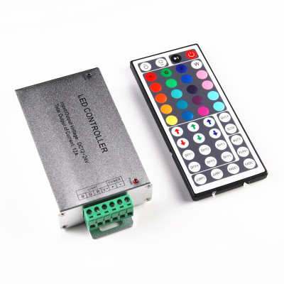LED七彩红外遥控控制器12V/12A/24A