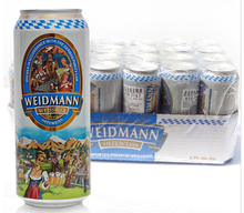 德国原装进口啤酒 威德曼原浆小麦白啤酒 500ML*24听