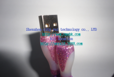 Manufacturers selling color crystal fluorescent microUSB cable Use the android