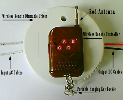 Wireless Remote Dimmable Power Supply