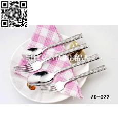刀叉匙5件套（Stainless steel tableware）ZD-022