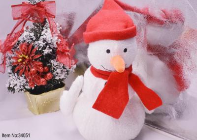 2015 Cute plush Snowman toys for kids Christmas