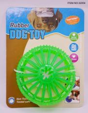 Cut soft rubber pet toy