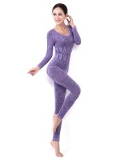 Asoidchi Women Sleepwear Thermal Long Sleeve Pajama Set women Sleepwear Johns