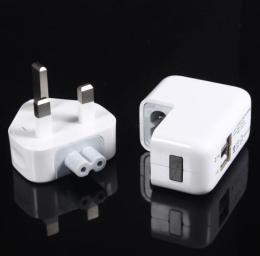 Cellphone Charger 2 USB Ports UK Plug Power Adapter Charger Home Travel Use