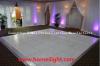 led dance floor with star light wedding show