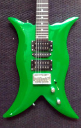 绿红一把火电吉他-绿色