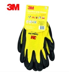 正品3M通用型灵巧防护手套 防滑耐磨手套 运动手套 户外手套 黄色