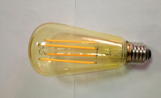 LED filament bulb 6W ST58