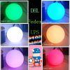 RGB Dinner Table , Ball Led Lamp Battery and Remot for Night club, pub, home, party,event