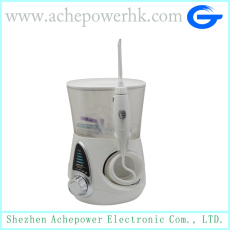 Oral care water flosser with pressure control indicator