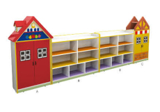 HC3105别墅造型玩具柜