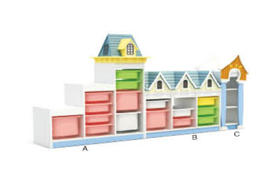 HC3301造型玩具收纳柜