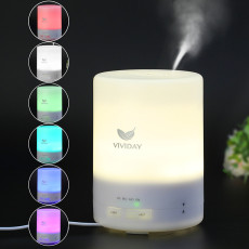 Vividay 300ml Aromatherapy Essential Oil Diffuser Ultrasonic Aroma Humidifier -7 Color Changing