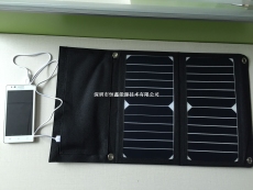 高效进口电池片 sunpower太阳能可折叠充电包