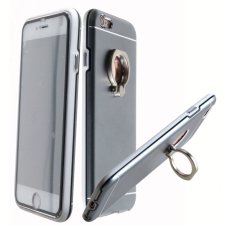 YiSHDA Protective Case Cover Brushed Metal Texture Shock Absorbent with Smart 360 Degree Rotating