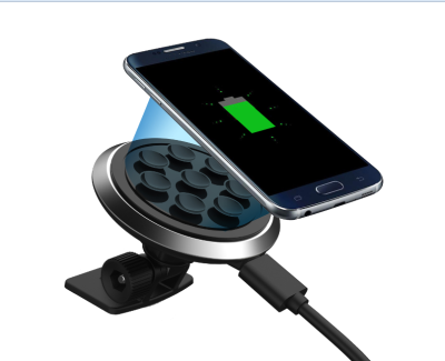 Smartphone Qi Car Charger Qi Wireless Car Charger Holder With Suction Cup