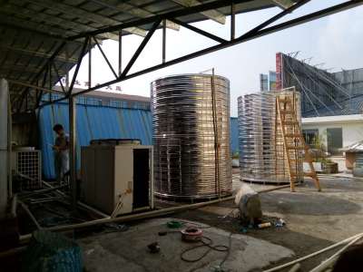 广州新塘空气能热水工程案例