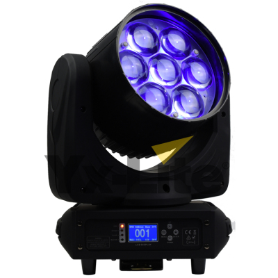 ZOOM 7x40W RGBW 4in1 LED Beam Wash Moving Head Light