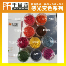 光变材料 光感变色粉 太阳光UV变色粉 无色变有色或者有色变有色