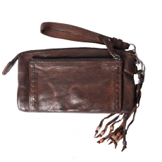 MSDE-W0014 Men s Distressed leather wallet card holder
