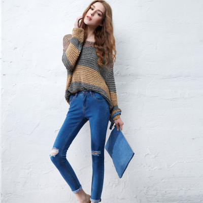 New style ripped jeans