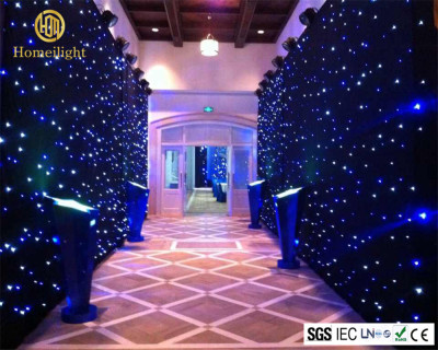 LED Star curtain BW