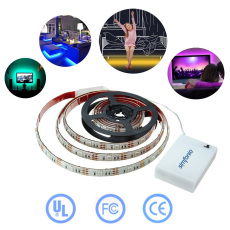 Simfonio Led Strip Lights Battery Operated Led Lights 1M 5V 30Leds Multicolored Waterproof 5050 SMD