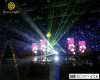 LED Star Curtain BW for wedding show stage backdrop